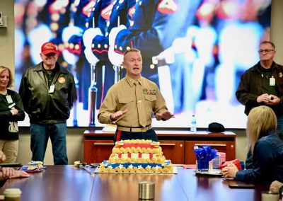 2025 Heroes' Week USMC Birthday Cake Cutting at PeopleTec